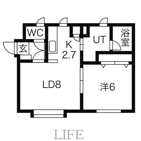 ラキア21の物件間取画像